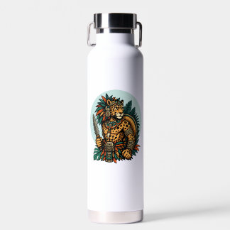 Dappere Krijger van de Jaguar Stam Waterfles