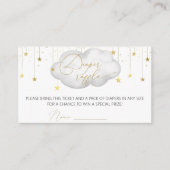 Dappere Raffle Ticket, Moon & Stars Enclosure Kaar Informatiekaartje (Voorkant)