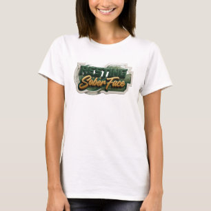 Dappere RUSTIGE NUCHTERE GEZICHT Artistieke Uitdru T-shirt