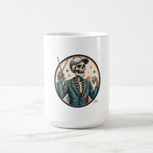 Dappere Skelet Dirigent Overhemd Koffiemok