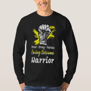 Dappere Sterke Onbevreesde Ewing Sarcoma Warrior Y T-shirt