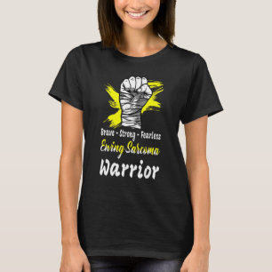 Dappere Sterke Onbevreesde Ewing Sarcoma Warrior Y T-shirt