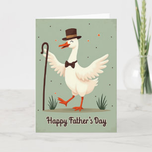 Dappere Vogel Vaderdag Kaart