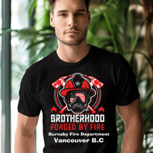 Dapperheid belichaamd in de uitrusting van de bran t-shirt