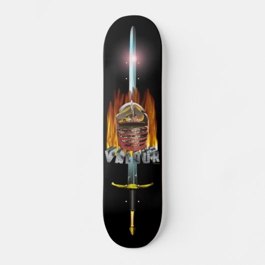dapperheid en vuur skateboard (Voorkant)