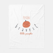 dapperste kleine pompoen Custom Fleece Deken (Voorkant)