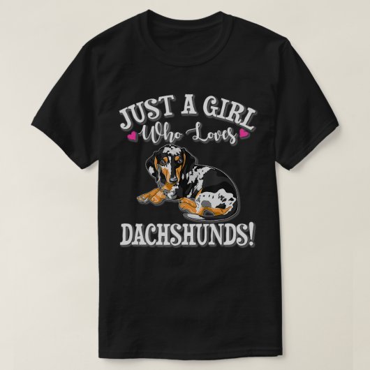 Dapple Dachshund T-shirt (Design voorkant)