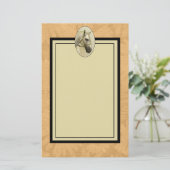 Dapple Gray Andalusië Horse Briefpapier (Staand voorkant)