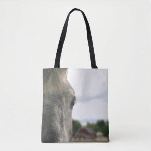 Dapple Gray Draft Horse Eye Draagtas