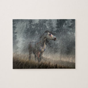Dapple Gray War Horse Legpuzzel