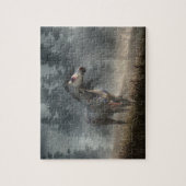 Dapple Gray War Horse Legpuzzel (Verticaal)