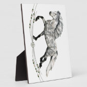 Dapple Grey IJslandse Mare Grá Fotoplaat (Zijkant)