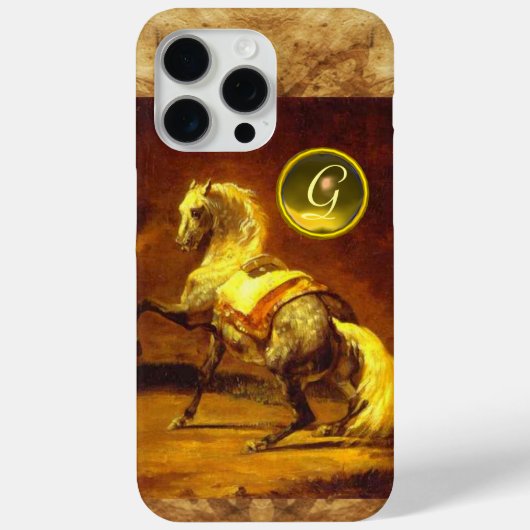 DAPPLED GRAY HORSE MONOGRAM Case-Mate iPhone CASE (Achterkant)