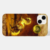 DAPPLED GRAY HORSE MONOGRAM Case-Mate iPhone CASE (Achterkant (horizontaal))