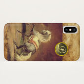 DAPPLED GRAY HORSE MONOGRAM Case-Mate iPhone CASE (Achterkant (horizontaal))