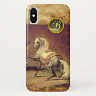 DAPPLED GRAY HORSE MONOGRAM iPhone X HOESJE