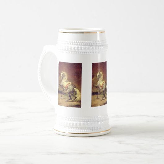 DAPPLED GRAY HORSES BIERPUL (Voorkant links)