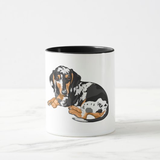 Dappy Dachshund Mug (Centre)
