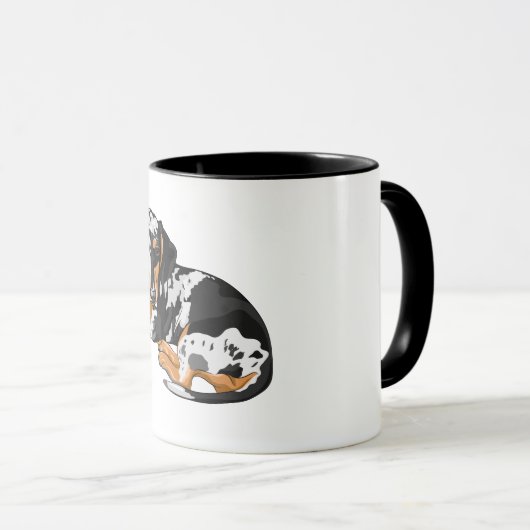 Dappy Dachshund Mug (Devant droit)