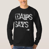 "Daps dit; Que dire des Daps" T-shirt DNF (Devant)
