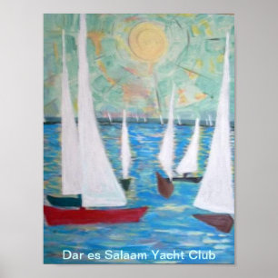 Dar es Salaam Yacht Club, Sailing Regatta Poster