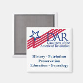 DAR Logo Magnet Magneet (Voorkant / Achterkant)