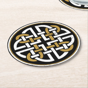 DARA BEHANDELT CELTISCHE MYSTISCHE SYMBOOL NIET RONDE KARTONNEN ONDERZETTER