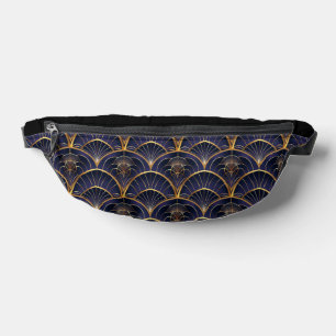 DARBE PURPLE & OR ART DECO MOTIFS