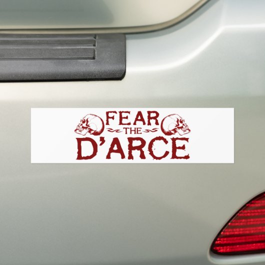 D'arce Bumpersticker (Op auto)