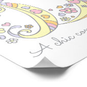 Darcie letter D, dat wil zeggen meisjes poster (Hoek)