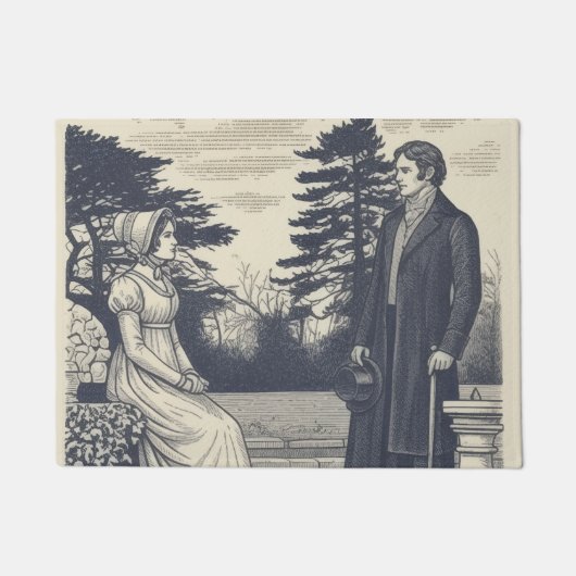 Darcy and Elizabeth Deurmat (Voorkant)