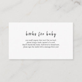 DARCY Black White Boeken voor Baby Kaart