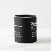 Darcy Boy Name Definition Personalized Mug (Centre)