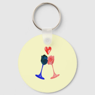 Darcy en Elizabeth sleutelhanger