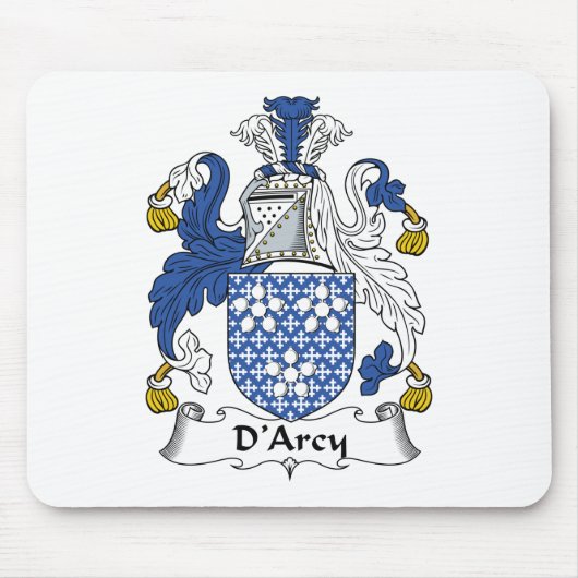 D'Arcy Family Crest Muismat (Voorkant)