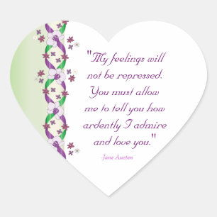 Darcy Quote Bruiloft Sticker