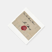Darcy Regency Love Letter Servetten (Hoek)