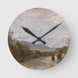 Dardagny, Morning, c.1853 (olie op canvas) Ronde Klok