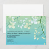 Darden magique - Invitations de mariage florales (Devant / Derrière)