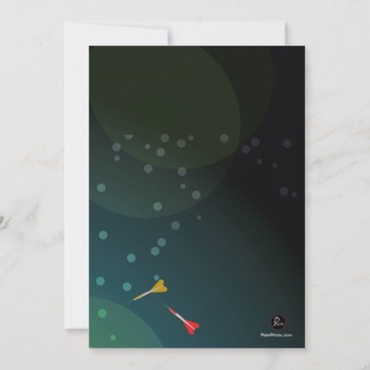 Dards de sport - invitation (Dos)