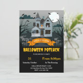 Dare Halloween Party Uitnodiging (Staand voorkant)