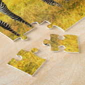 Dare om anders te zijn! Zebra Jigzaag Puzzle Legpuzzel (Zijkant)