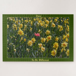 Dare to be different Daffodils Jigzaag Puzzle Legpuzzel