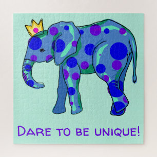 Dare to be Unique Elephant Jigsee Puzzle Legpuzzel