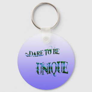 Dare to be Unique sleutelhanger