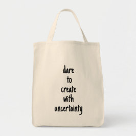 Dare to Creëer Grocery Canvas tas
