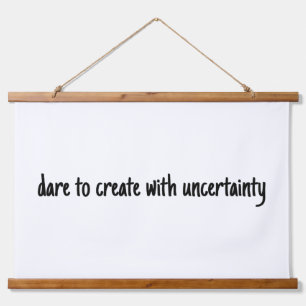 Dare to Creëer Wood met wandtapijt Hangend Wandkleed