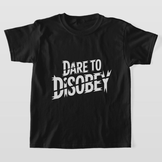 Dare to Disobey Punk T-shirt (Laagn)