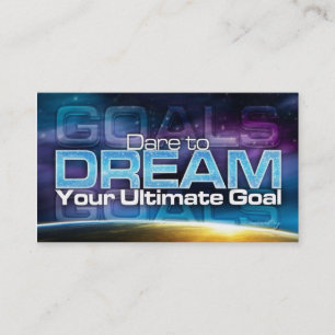 Dare to Dream Goal Card Visitekaartje