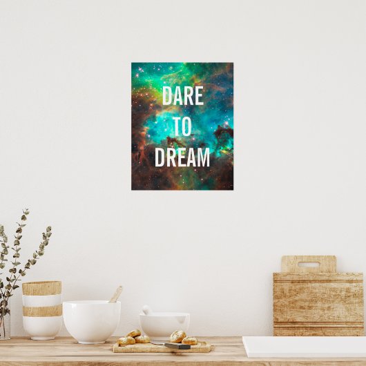 Dare to Dream | Grote Magellanic Cloud Poster (Keuken)